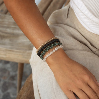 Seraphinite Chip Bead Bracelet from Stonebridge Imports