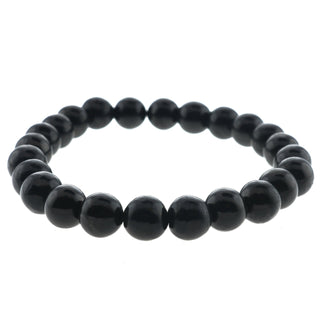Shungite Bracelet Round - 10mm from Stonebridge Imports