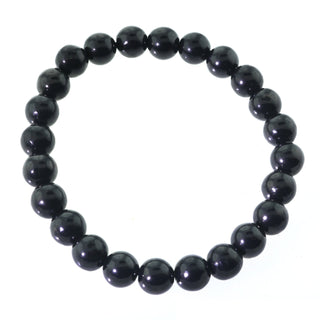 Shungite Bracelet Round - 10mm from Stonebridge Imports