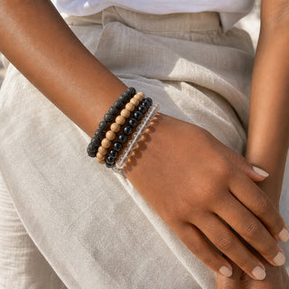 Shungite Bracelet Round - 10mm from Stonebridge Imports