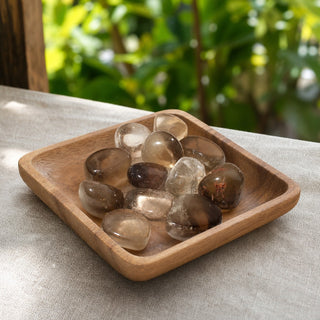 Smoky Quartz E Tumbled Stones - India from Stonebridge Imports
