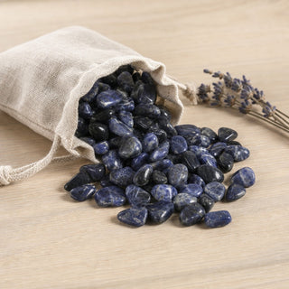 Sodalite E Tumbled Stones - Brazil from Stonebridge Imports