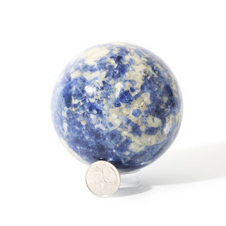 Sodalite Sphere Unique #1 - 3 1/2" from Stonebridge Imports