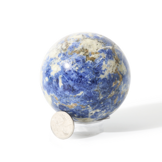 Sodalite Sphere Unique #2 - 3 3/8" from Stonebridge Imports