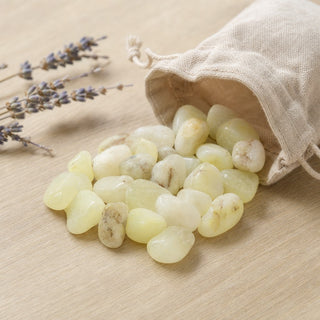 Sulfur Quartz Tumbled Stones from Stonebridge Imports