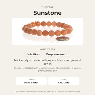 Sunstone Round Bracelet from Stonebridge Imports