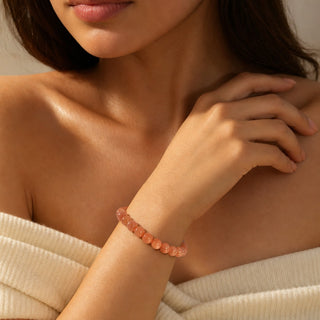 Sunstone Round Bracelet from Stonebridge Imports