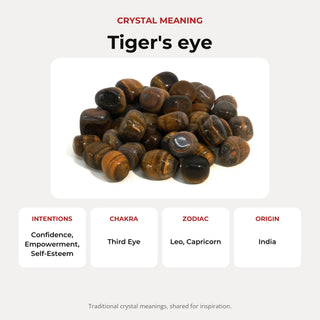 Gold Tiger Eye Tumbled Stones - India from Stonebridge Imports