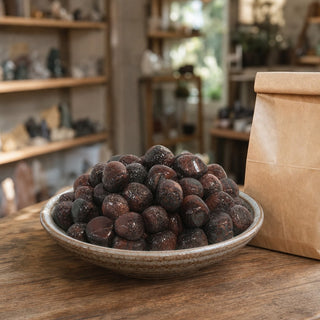 Red Tiger Eye Tumbled Stones - India from Stonebridge Imports