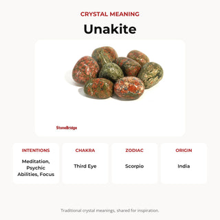 Unakite Tumbled Stones - India from Stonebridge Imports
