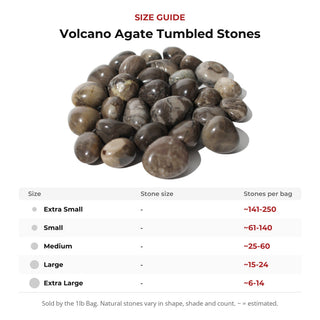 Volcano Agate Tumbled Stones from Stonebridge Imports