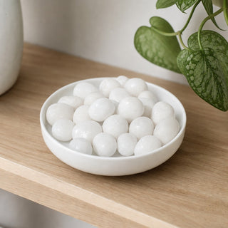 White Jade Tumbled Stones from Stonebridge Imports