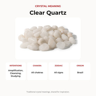 White Quartz Tumbled Stones - Brazil from Stonebridge Imports