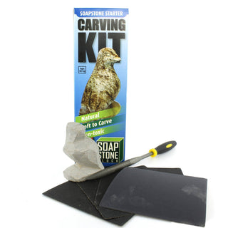 Soapstone Carving Kit - Choose Your Animal Bird   from Stonebridge Imports