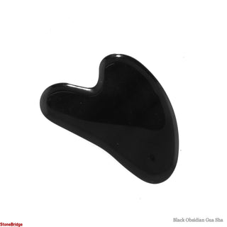 Black Obsidian Gua Sha Board Facial Tools    from Stonebridge Imports