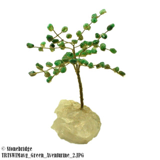 Green Aventurine Gem Tree W/ Wire Trunk 6"    from Stonebridge Imports