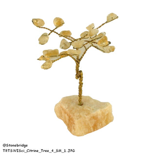 Citrine Wired Gem Tree 4" Tall    from Stonebridge Imports