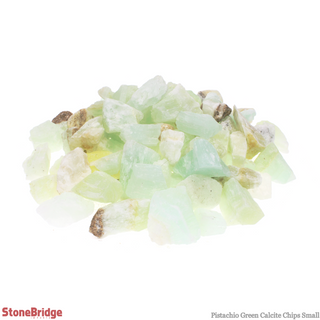 Calcite Pistachio Green Chips - Small    from Stonebridge Imports