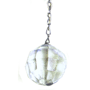 Multi Faceted Clear Quartz Sphere - Pendulum    from Stonebridge Imports