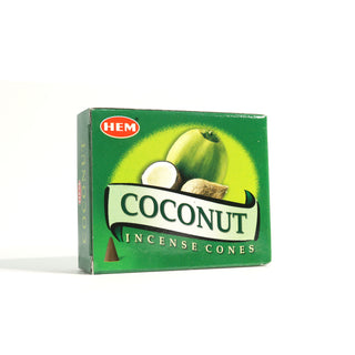 Coconut Hem Incense Cones - 10 Pack    from Stonebridge Imports