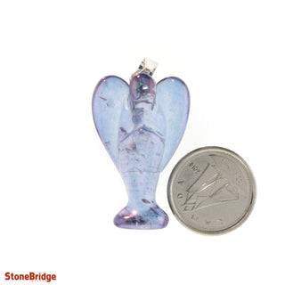 Lavender Aura Angel Pendant    from Stonebridge Imports