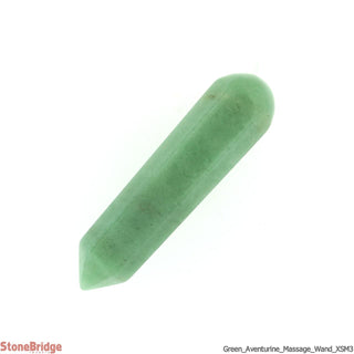 Green Aventurine Pointed Massage Wand - Extra Small #2 - 2" to 3"    from Stonebridge Imports