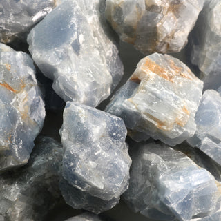Blue Calcite Chips (1kg bag)    from Stonebridge Imports