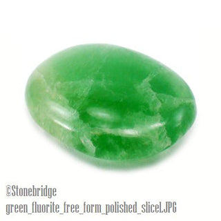 Fluorite Green Slice All Polished #2 1 1/2" to 2 1/2"    from Stonebridge Imports