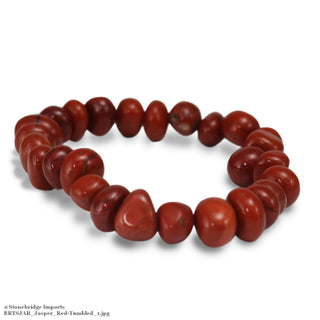 Red Jasper Tumbled Bracelets    from Stonebridge Imports