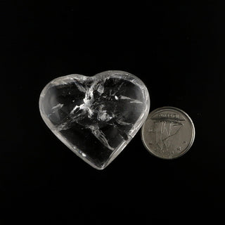 Clear Quartz A Heart #1 - 1" to 1 1/2"    from Stonebridge Imports