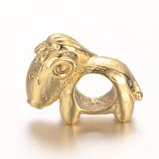 Bead Spacers Chinese Zodiac Brass Animals    from Stonebridge Imports