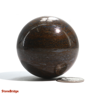 Bronzite Sphere - Extra Small #3 - 2"    from Stonebridge Imports