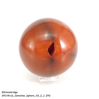 Carnelian Sphere - Extra Small #2 - 1 3/4"    from Stonebridge Imports