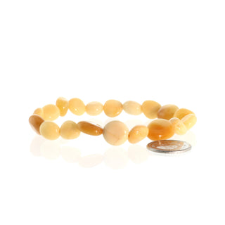 Jade Honey Tumbled Bracelets    from Stonebridge Imports