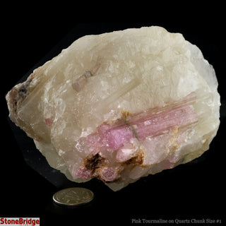Pink Tourmaline Quartz Chunk #1    from Stonebridge Imports