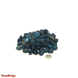 Agate Teal Tumbled Stones    from Stonebridge Imports