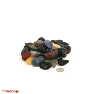 Mixed Tumbled Stones (CONTAINS DYED AGATE)    from Stonebridge Imports