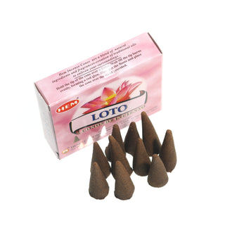 Lotus Hem Incense Cones - 10 Pack    from Stonebridge Imports