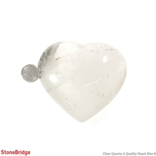 Clear Quartz A Heart #8    from Stonebridge Imports