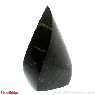 Black Tourmaline Flame Sculpture U#1    from Stonebridge Imports