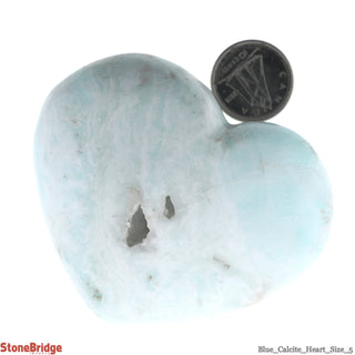 Blue Calcite Heart #5    from Stonebridge Imports