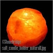 Candle Holder - Himalayan Salt - 1 Hole Large    from Stonebridge Imports