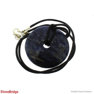 Sodalite Donut Necklace - 34cm Wide    from Stonebridge Imports