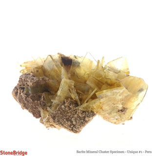 Barite Mineral Cluster Specimen U#1 - Peru    from Stonebridge Imports