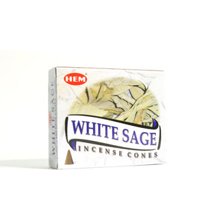 White Sage Hem Incense Cones - 10 Pack    from Stonebridge Imports