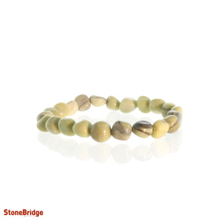 Lime Green Quartz Tumbled Bracelets    from Stonebridge Imports