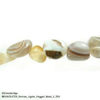 Persian Agate - Nugget Strand 15" Long    from Stonebridge Imports