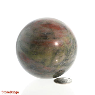 Watermelon Jasper Sphere - Small #3 - 2 1/4"    from Stonebridge Imports