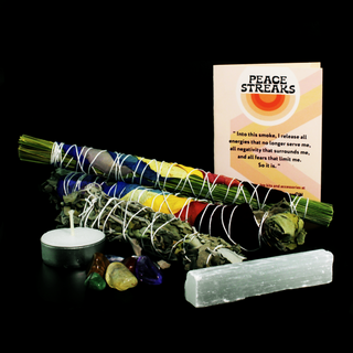 Peace Streaks - Chakra Kit - Local, Organic    from Stonebridge Imports