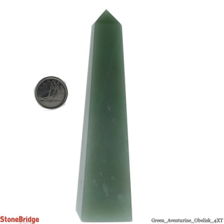 Green Aventurine Obelisk 4XT    from Stonebridge Imports